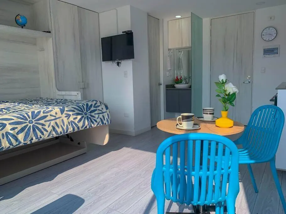 Aptotiv211 - Increible Aparta Estudio Tipo Loft - Chapinero - Wifi - Tv Bogota Apartment