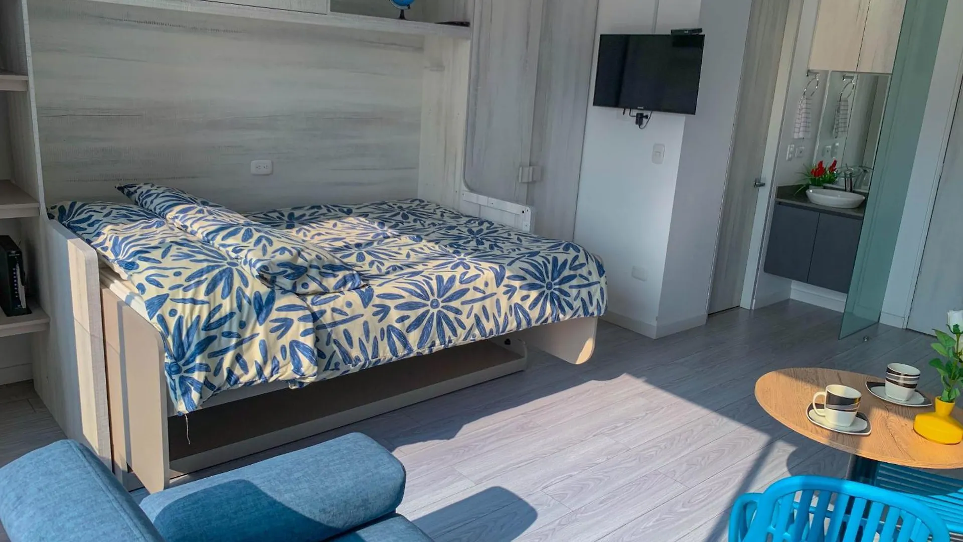 Aptotiv211 - Increible Aparta Estudio Tipo Loft - Chapinero - Wifi - Tv Bogota Apartment